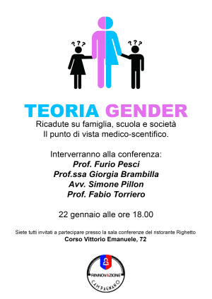 22 gennaio. Conferenza anti-gender a Campagnano