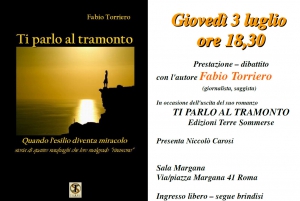 Presentazione-dibattito del libro “Ti Parlo Al Tramonto di Fabio Torriero”