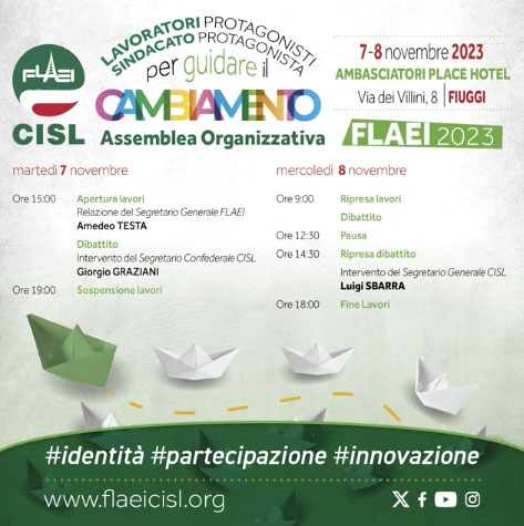 CONGRESSO FLAEI-CISL FIUGGI 7-8 NOVEMBRE