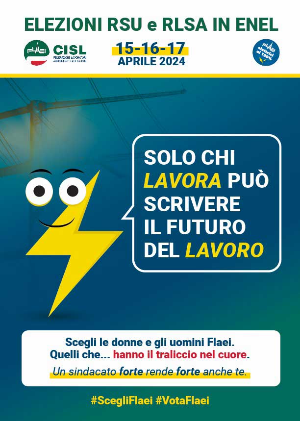 Campagna di comunicazione Rsu-Enel per il sindacato FLAEI-CISL
