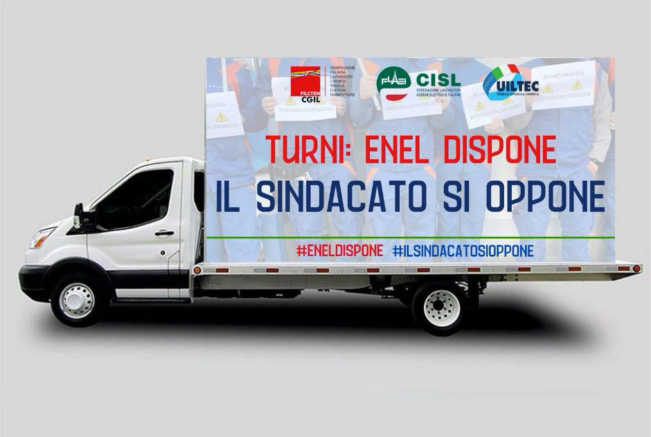 CAMPAGNA DI COMUNICAZIONE 2025 DI CGIL-CISL-UIL CONTRO ENEL